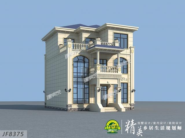 105平的三層別墅設計圖，大氣又實用，看過的都說好