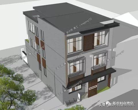 一款現代別墅設計圖，驚動了十里八鄉，村長點名房子都要照著這個建