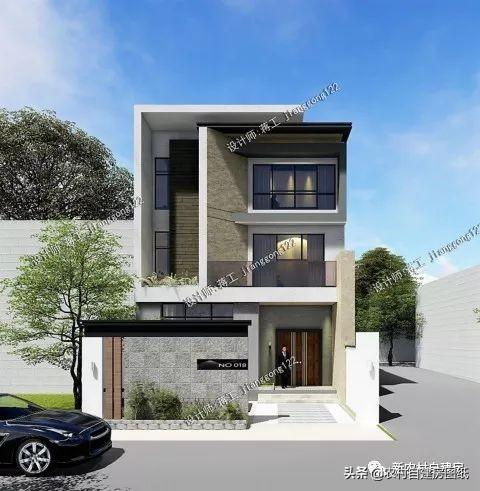 一款現代別墅設計圖，驚動了十里八鄉，村長點名房子都要照著這個建