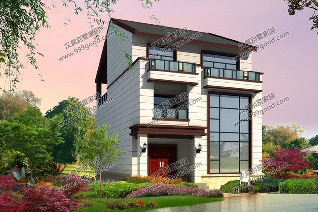 3套小開(kāi)間農(nóng)村別墅設(shè)計(jì)圖，面寬8米左右，中式、歐式和現(xiàn)代風(fēng)都很美