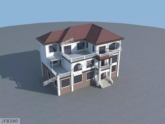 奢華歐式別墅設計圖，棋牌室，書房，大露臺，都只是標配