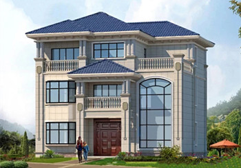 2026兩層半20多萬農村自建房圖,簡歐風格,美觀大氣