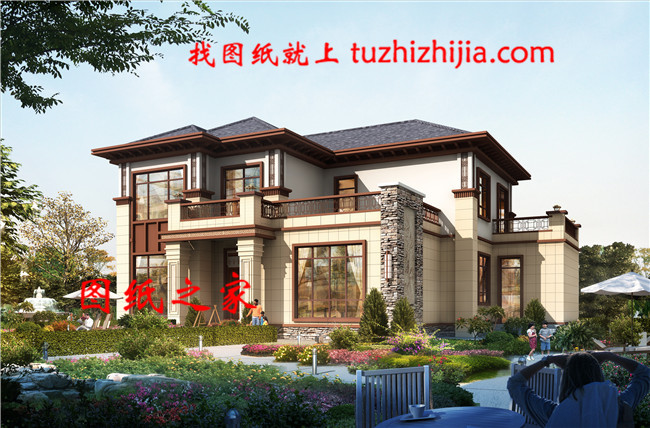 最美中式農村別墅二層三間的房子，帶土灶房，娛樂室，大露臺