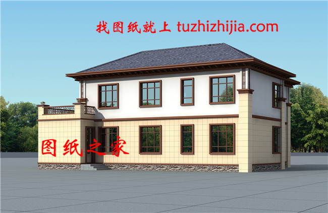 最美中式農村別墅二層三間的房子，帶土灶房，娛樂室，大露臺