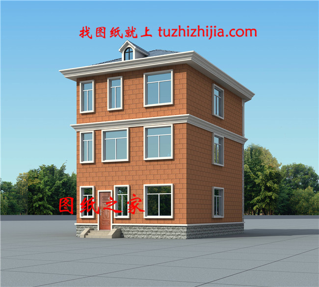 農村三層樓房造價26萬,客廳中空,占地90平米,難得的好戶型