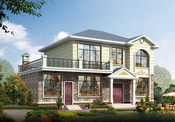 農(nóng)村27萬(wàn)二層自建別墅設(shè)計(jì)圖，占地140平米左右，戶型極好