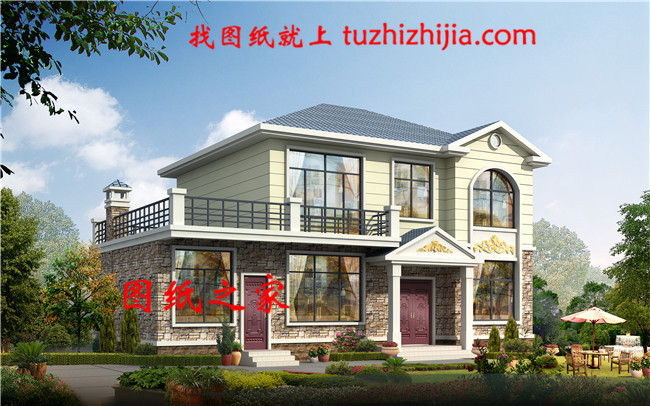 農村27萬二層自建別墅設計圖,占地140平米左右,戶型極好