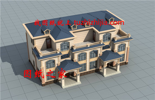 自建三層雙拼別墅戶型圖,完美的戶型就是它