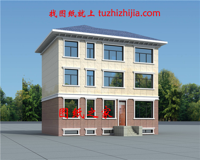 最新款二層半別墅圖片,占地115平米左右,帶地下室,帶露臺