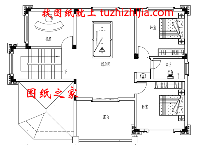 50萬農村自建三間三層別墅設計圖,占地130平米左右