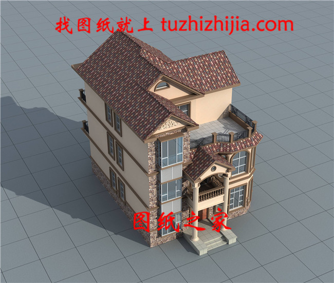 2019新款三層別墅設計圖,外觀漂亮