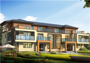 2026兄弟二層半自建房設(shè)計(jì)圖，外觀圖片現(xiàn)代時(shí)尚