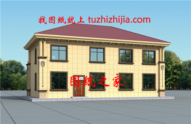 170平方米歐式二層自建別墅設計圖