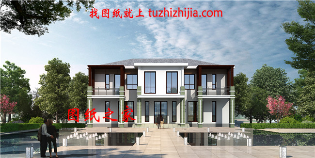 18x11米現代風格二層別墅，簡約時尚