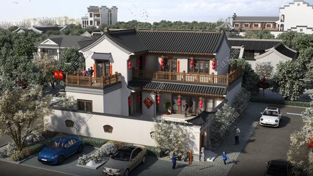 8套清新雅致的新中式別墅設計圖，這才是中國農村該有的樣子