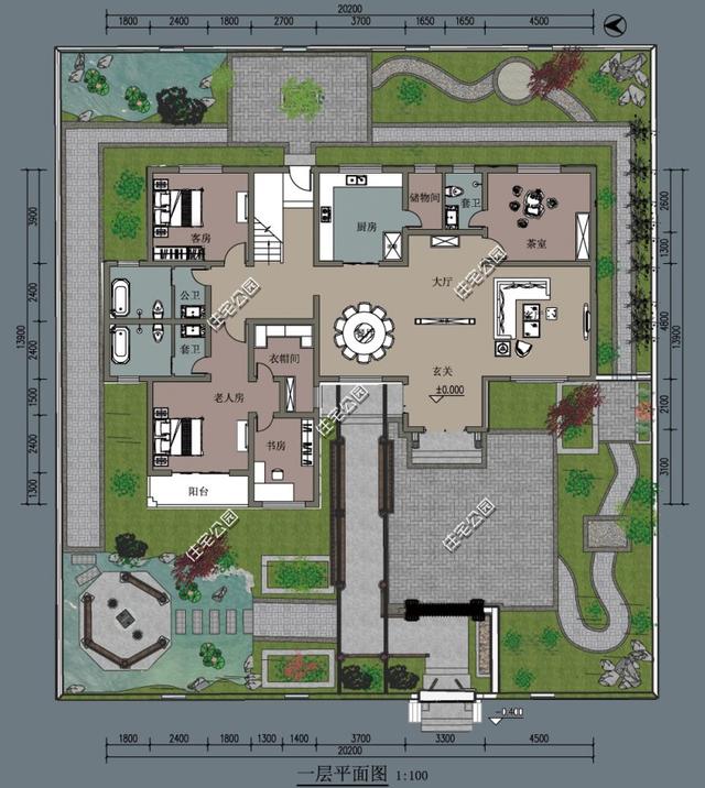 8套清新雅致的新中式別墅設計圖，這才是中國農村該有的樣子