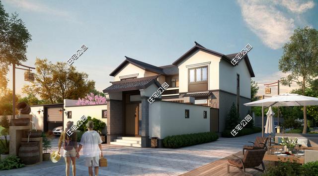 8套清新雅致的新中式別墅設計圖，這才是中國農村該有的樣子