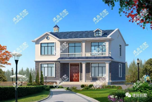 兩款13x12米的自建房別墅設計圖，第一款很美，第二款很實用