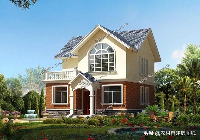 9款農村小別墅設計圖，造價都很經濟，預算在20萬左右