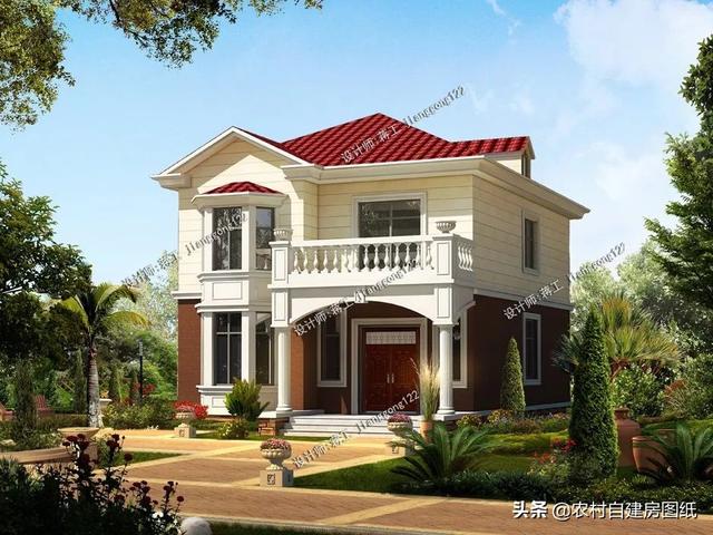 9款農村小別墅設計圖，造價都很經濟，預算在20萬左右
