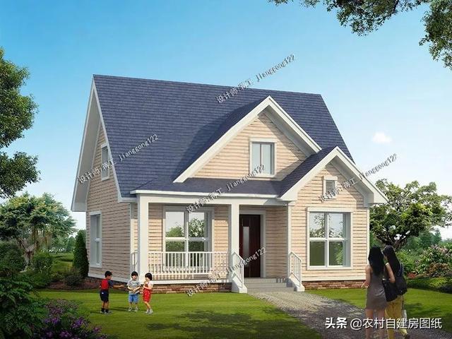 9款農村小別墅設計圖，造價都很經濟，預算在20萬左右
