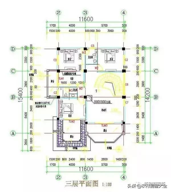 2026年時下最火爆的農村自建房設計圖，外觀精美，戶型實用