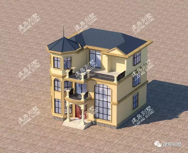 兩款寬度11米左右的農(nóng)村別墅設(shè)計(jì)圖，兩種風(fēng)格，供您選擇