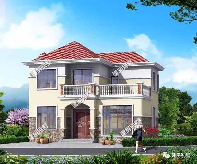 兩款小尺寸的自建房戶型設計圖，只要20萬左右就可以蓋別墅