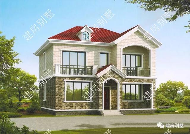 兩款小尺寸的自建房戶型設計圖，只要20萬左右就可以蓋別墅