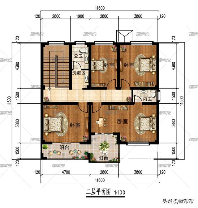 三款農村自建別墅設計圖，建這樣的房子，村里人都說好看