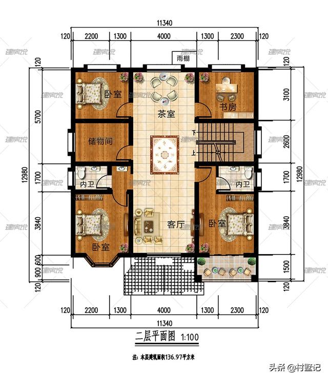 5款帶車庫農村別墅設計圖，二層和三層都有，想建幾層任你選擇！