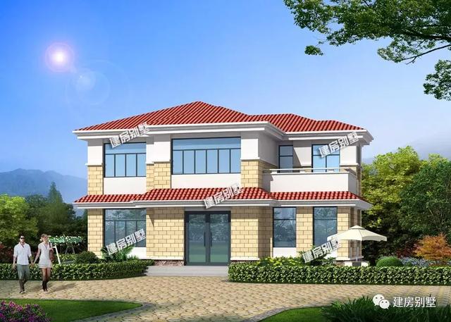3棟別墅設計圖，簡單實用，隨便建一棟就讓人羨慕