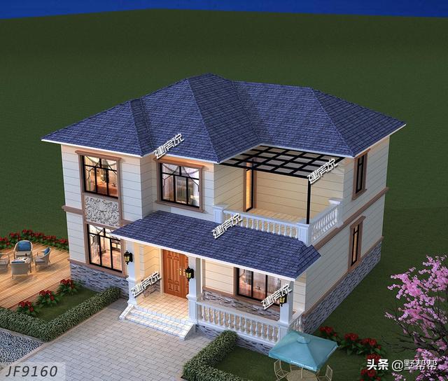 三棟農村別墅設計圖紙，外觀很美，布局也是十分實用