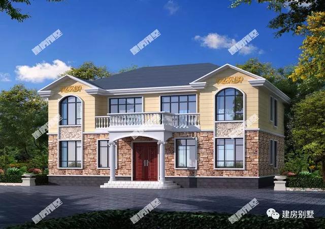 精選兩款雙拼別墅設計圖，帶堂屋設計，這樣建經濟省錢又氣派