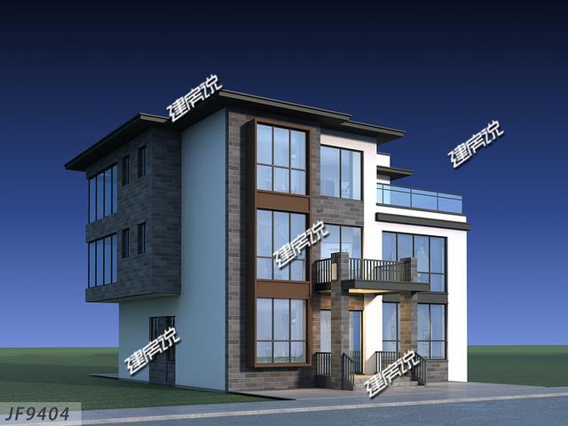 這棟現代風別墅設計圖，處處彰顯著實用主義，又不失美觀大方