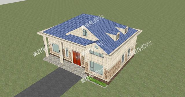 兩層的新農村自建房別墅設計圖，外觀精美，戶型實用