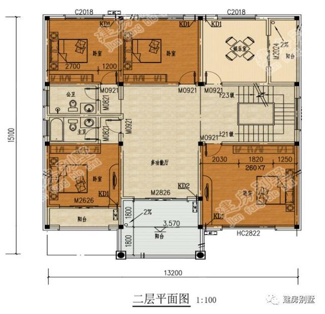 分享兩棟自建房設計圖，單看外觀就覺得這別墅很不錯