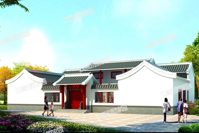 2棟農村一層別墅設計圖，讓人耳目一新，每一處都驚艷