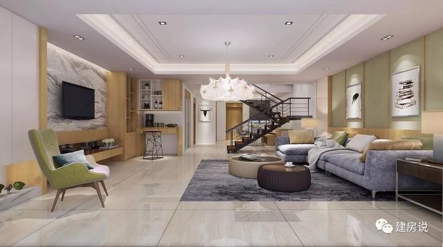 四層現代別墅設計圖，132平左右，別墅外觀是非常清新自然