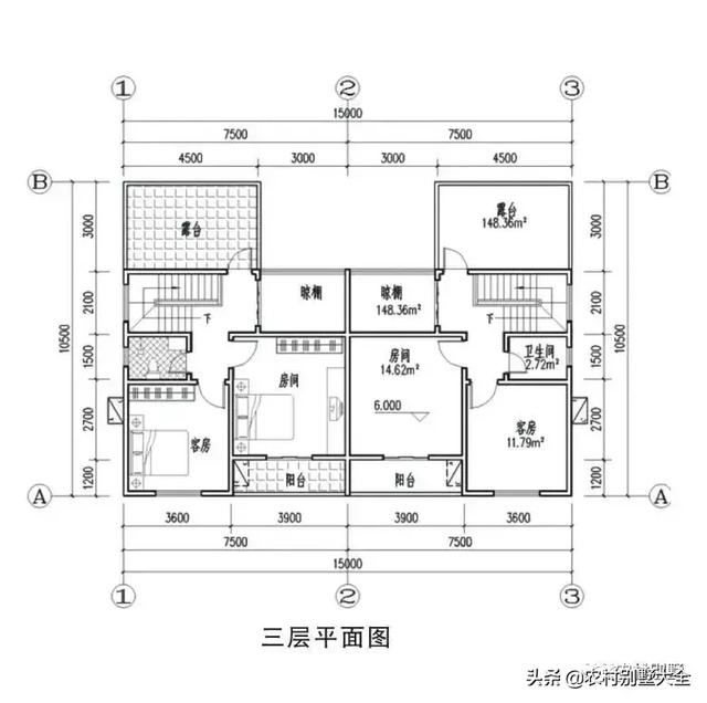 帶堂屋、庭院的農(nóng)村自建房設(shè)計(jì)圖，看了之后你一定會(huì)喜歡的