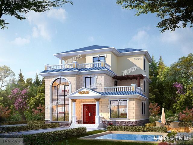 開間12米的別墅設(shè)計圖，非常具有參考價值，圖紙收藏起來，建房用得上