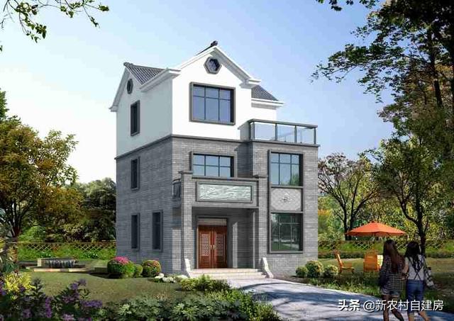 這款徽派新中式別墅設計圖，設計布局非常細心，層次感十足