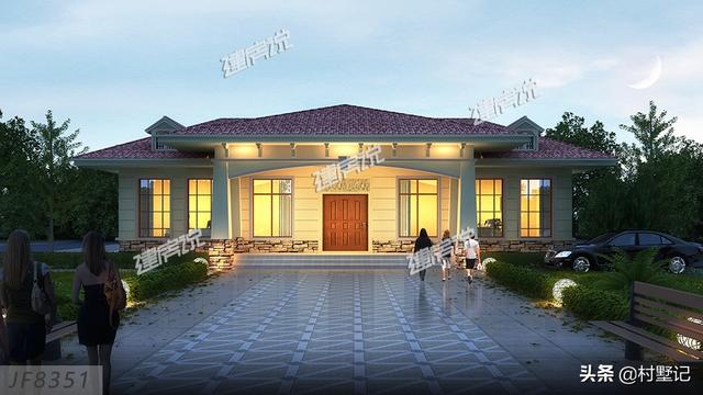 精選10款一層農村別墅設計圖， 在城里買房不如回農村建一棟別墅！