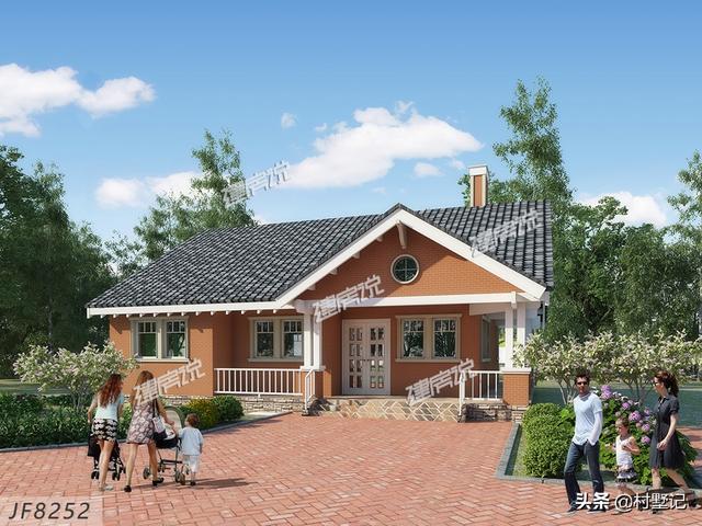 精選10款一層農村別墅設計圖， 在城里買房不如回農村建一棟別墅！