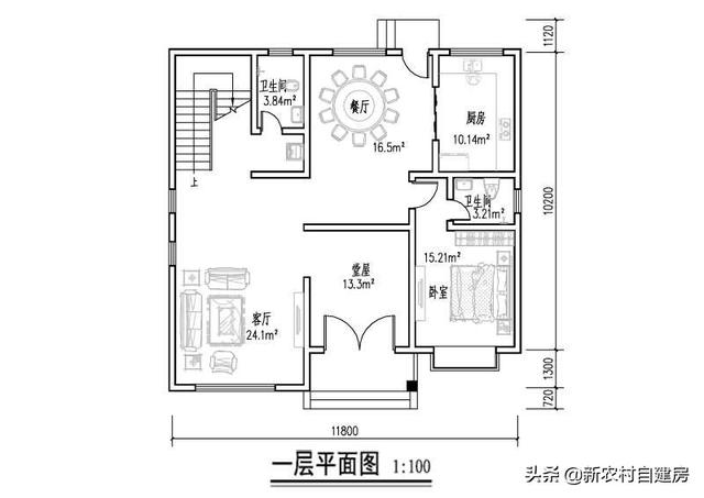 介紹一款農(nóng)村2層自建房設(shè)計(jì)圖，外觀新穎大氣