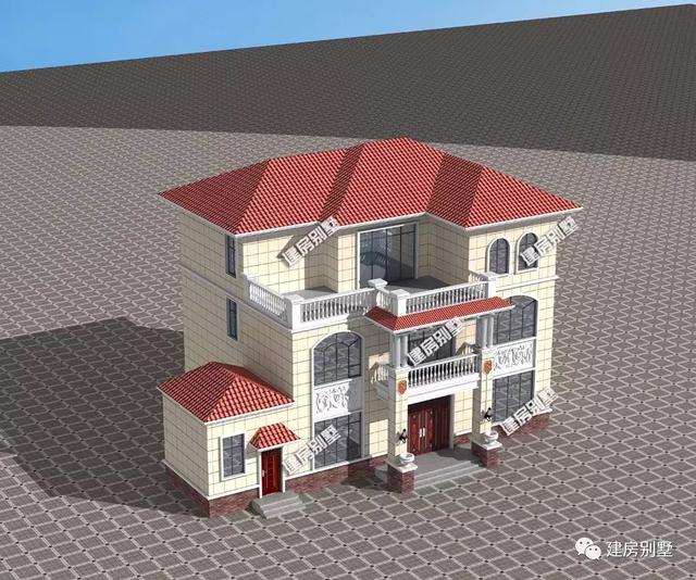 開間13.64×12米農(nóng)村別墅設計圖，看著就有強烈想要住進去的欲望