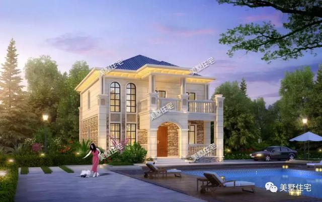 5套農村別墅設計圖，占地面積都不超過120平，方方正正，簡單實用