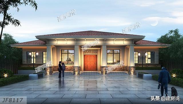 精選了5款一層別墅設計圖紙，美到爆，看完趕緊把圖紙收藏好了！