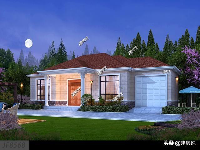 精選了5款一層別墅設計圖紙，美到爆，看完趕緊把圖紙收藏好了！