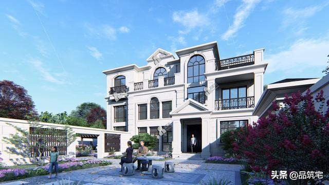 三層法式別墅設(shè)計圖，層次感豐富，法式細(xì)節(jié)細(xì)致到位，絕對的經(jīng)典